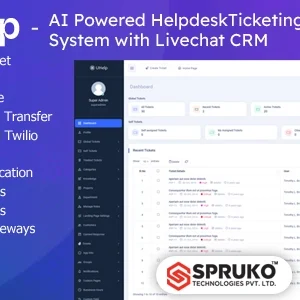 Uhelp - AI Powered Helpdesk Support Ticketing System with Livechat CRM